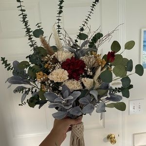 Bridal Bouquet with matching bridal party set